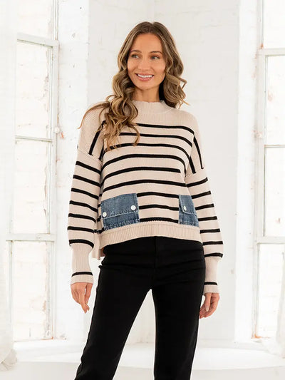 Morning Rituals Striped Sweater