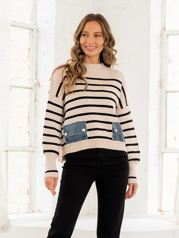 Morning Rituals Striped Sweater