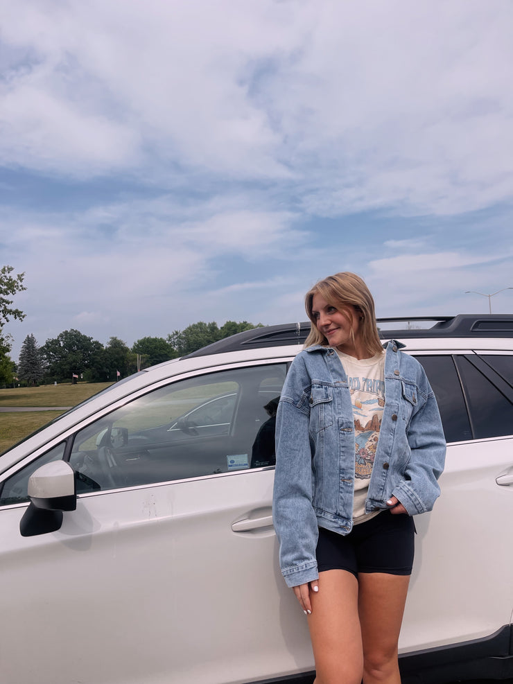 Adding Some Style Denim Jacket