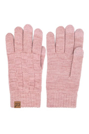 Woven Textured C.C Gloves