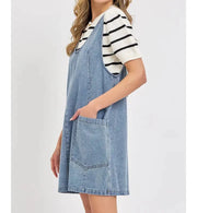 Busy Living Overall Denim Dress