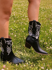 Sephira Embroidered Short Boots