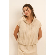 Conquering Today Hooded Zip-up Top