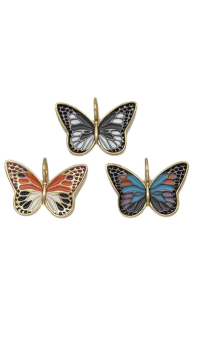 Multicolor Butterfly Charm