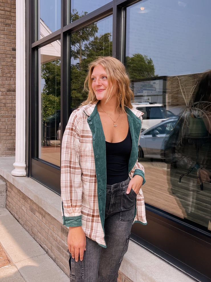Around The Campfire Corduroy Reversible Jacket