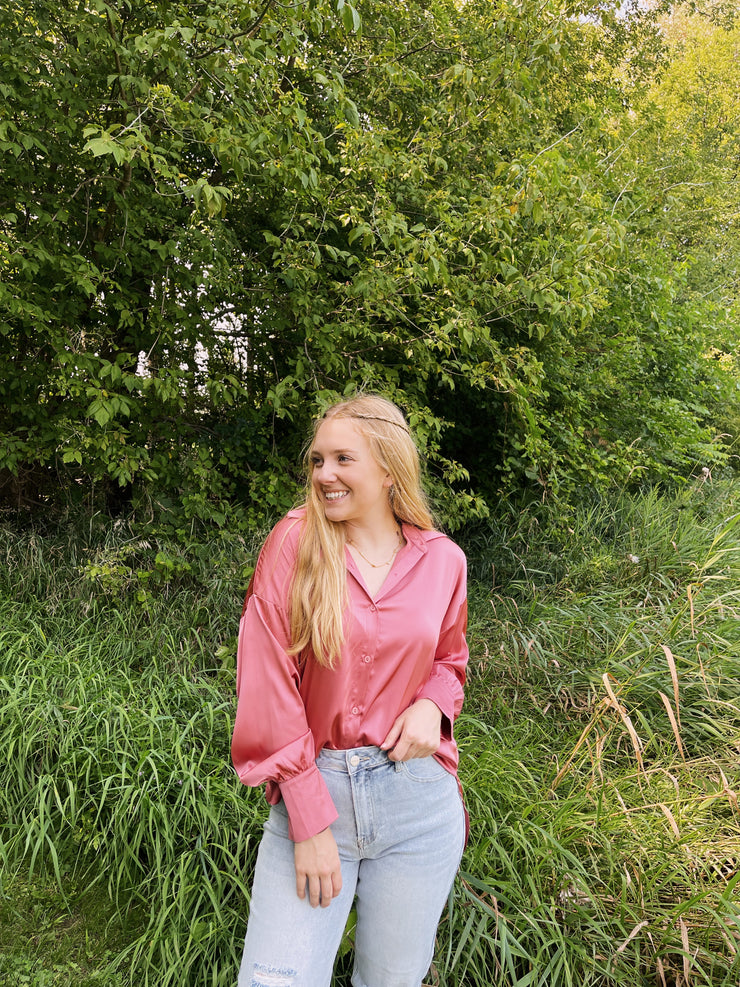 Awaited Love Button Down