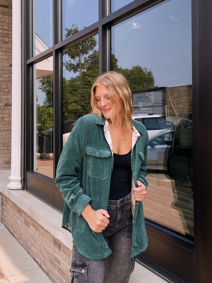 Around The Campfire Corduroy Reversible Jacket