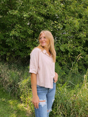 Daisy Fields Button Down