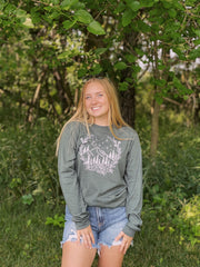 Mountain Scene Long Sleeve Tee