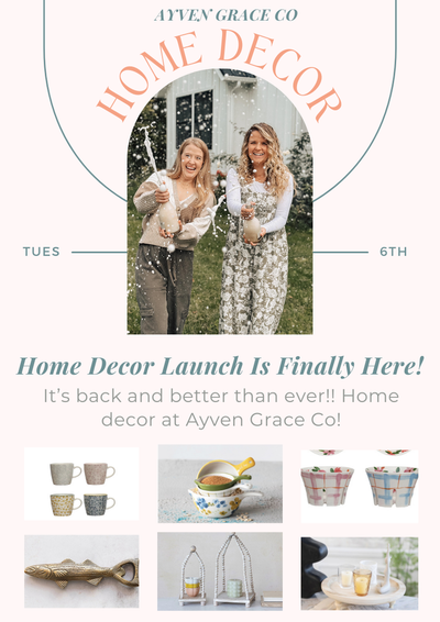 Home Decor Launch @ 7:00 EST