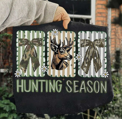Retro Camo Hunting Season Comfort Colors T-Shirt, Sweater