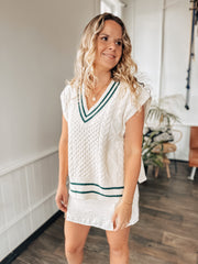 Charming Chats Knit Sweater Vest