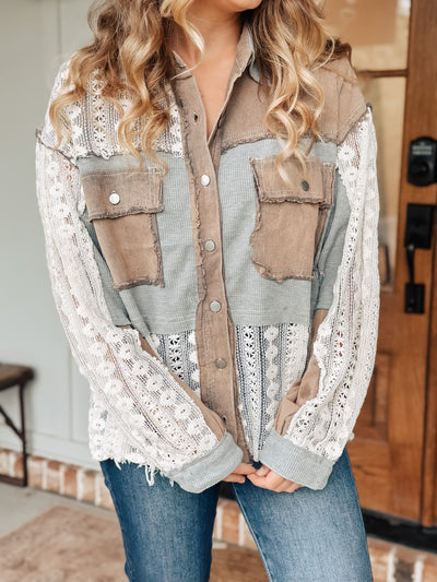 Escape This Town Button Down