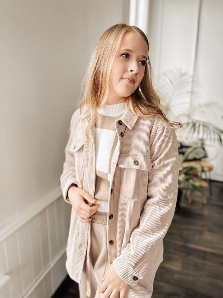 Anything For You Corduroy Shacket