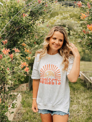 Forever Chasing Sunsets Short Sleeve Sweatshirt