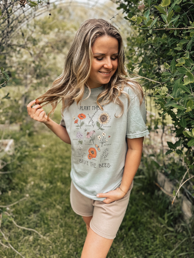 Plant These, Save Bees Tee