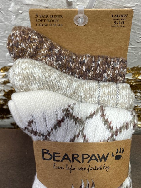 Bearpaw Socks 3pk