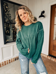 Express Yourself Stitched Sweater