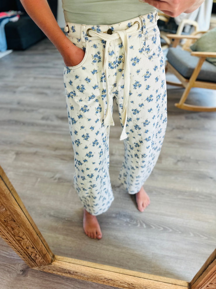 Sweet Talker Floral Cotton Pants