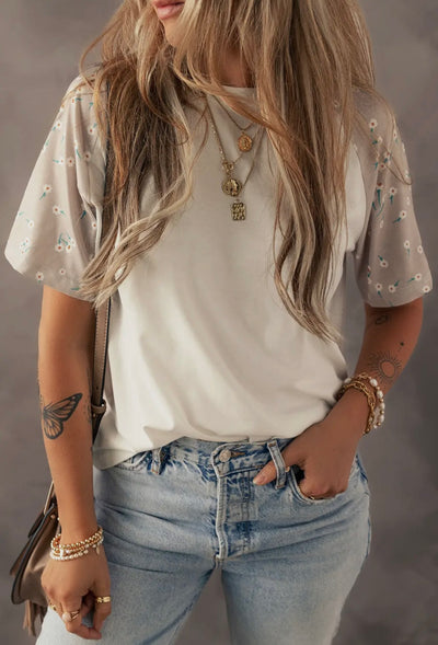 Feeling Like Flowers Short Sleeve Top