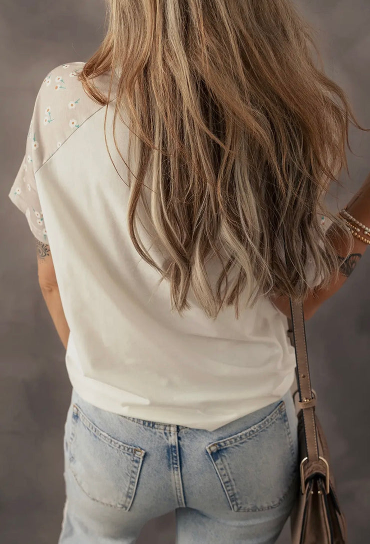 Feeling Like Flowers Short Sleeve Top