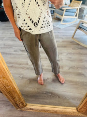 Relaxing Away Drawstring Pants
