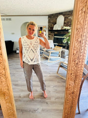 Too Cool to Care Crochet Top