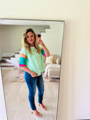 Kamile Colorblock Top