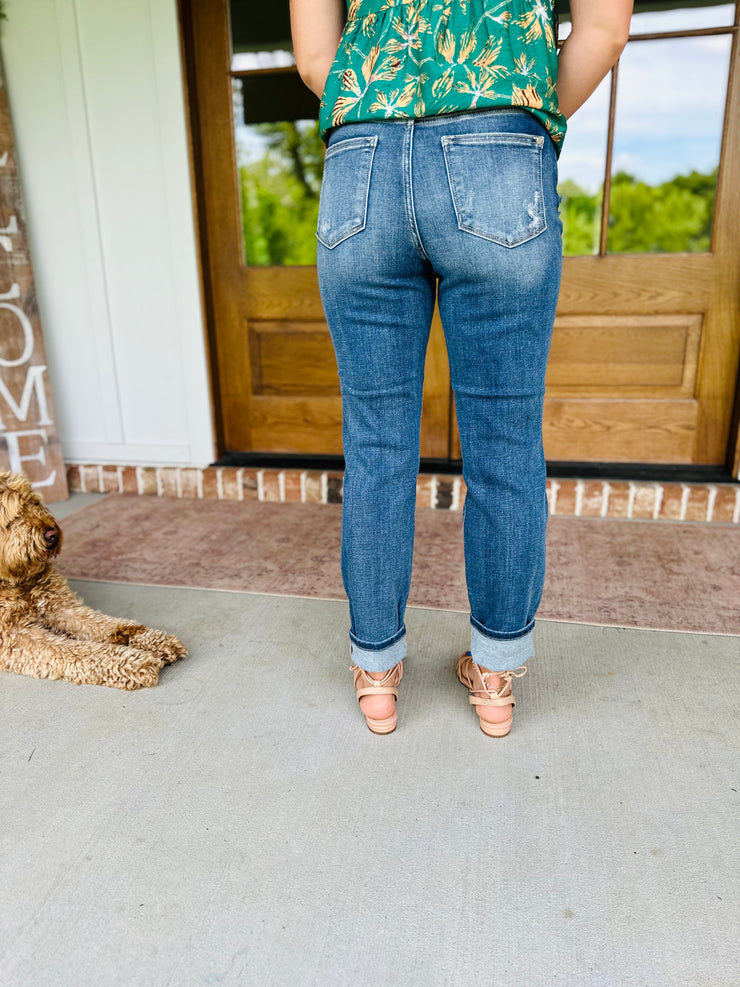 Allison Distressed Jeans