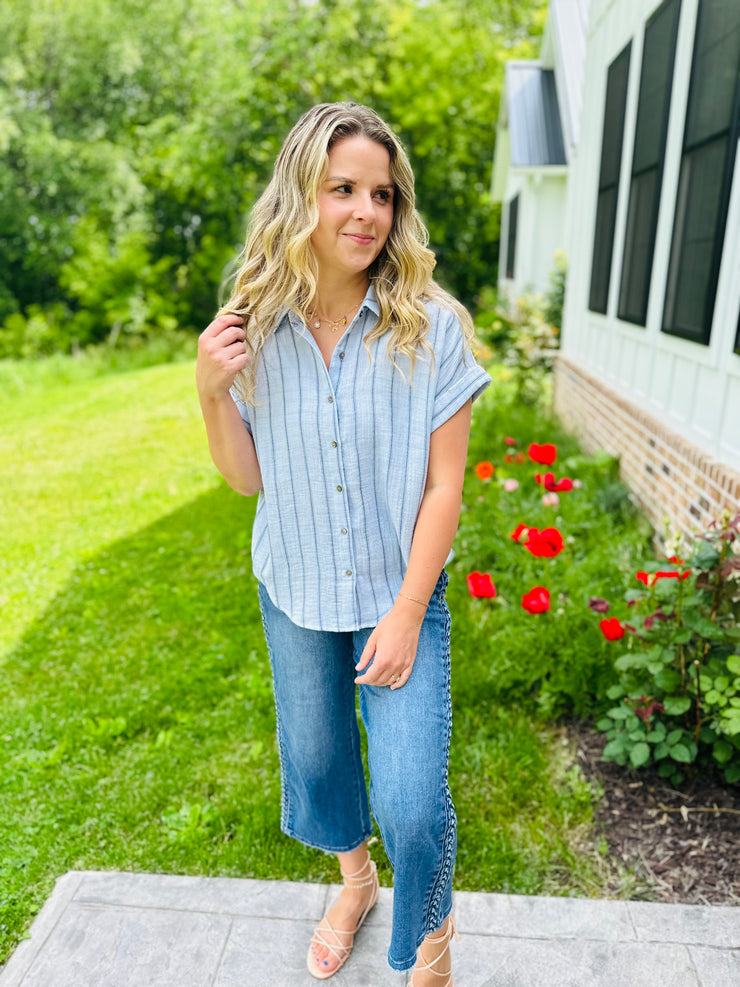 Subtle Charmer Button Down