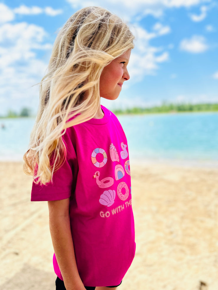 Girls Youth Summer Floaty Tee