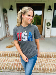 USA Sequin Tee