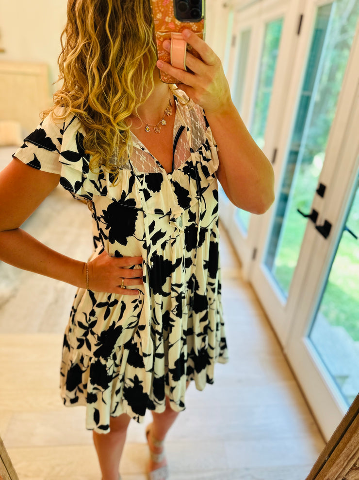 Perfect Lady Floral Dress