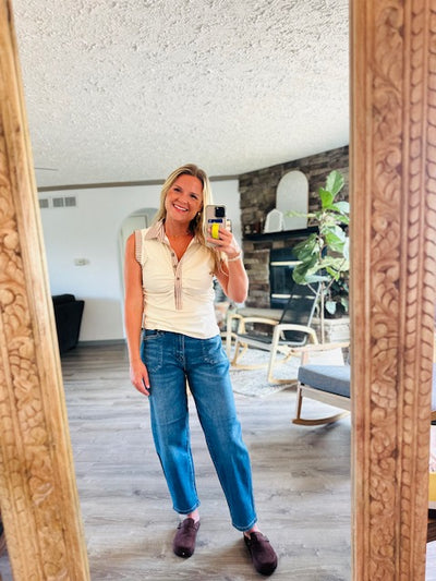 Marla High Waisted Barrel Jeans