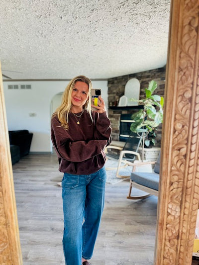 Settled Down Oversized Sweatshirt