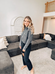 Fall Nights Cropped Hoodie