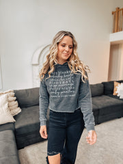 Fall Nights Cropped Hoodie