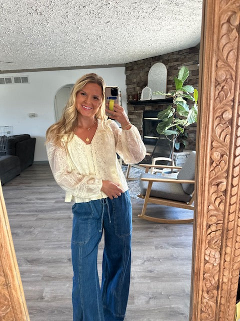 Ladies Night Wide Leg Pants