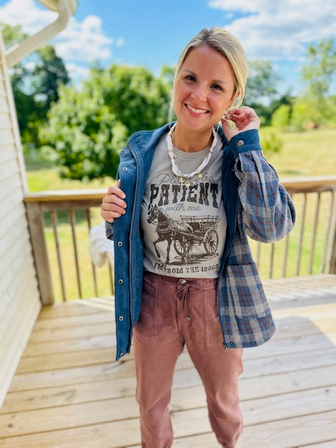 Honesty Speaks Plaid Jacket