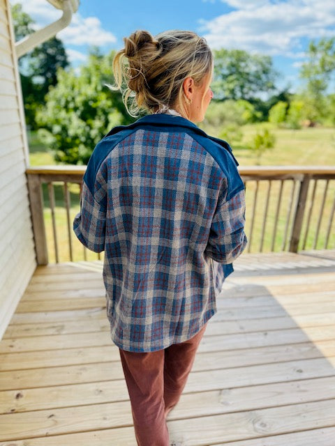 Honesty Speaks Plaid Jacket