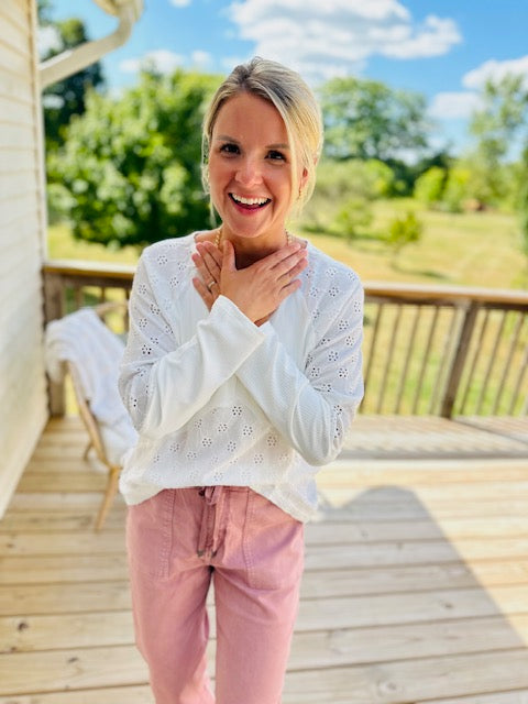 Confident Glow Long Sleeve Top