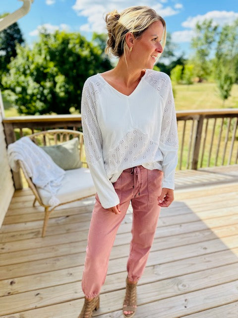 Confident Glow Long Sleeve Top
