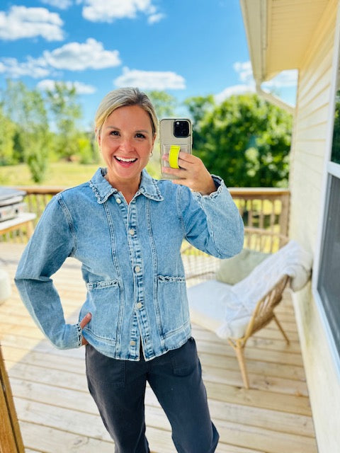 Something to Believe Denim Jacket