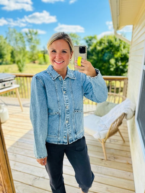 Something to Believe Denim Jacket