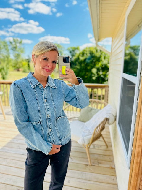 Something to Believe Denim Jacket