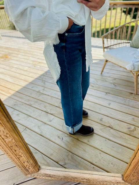 Motivating Goals Super High-Rise Jeans