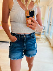 Keeping It Stylish Denim Shorts