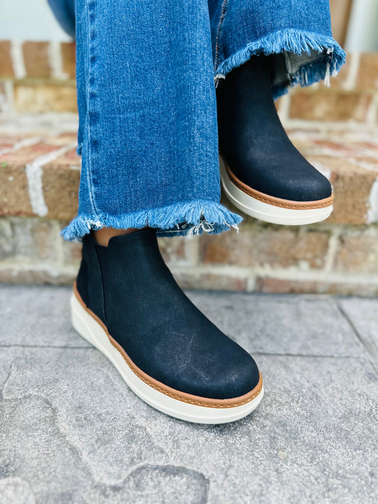 Amber Wedge Booties