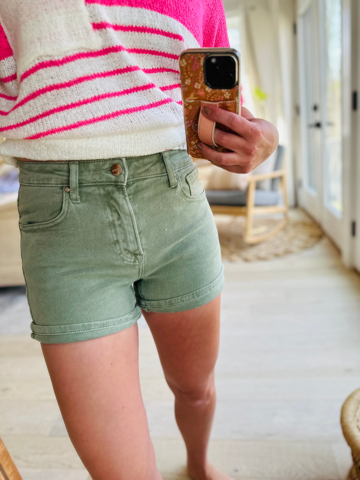 Summer's Sweetheart Denim Shorts