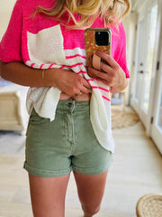 Summer's Sweetheart Denim Shorts